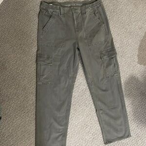 American Eagle Green Cargo Pants 10S